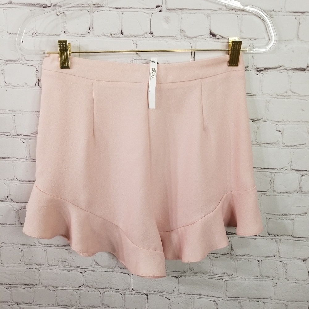 ASOS Blush colored culotte Shorts NWT size 6